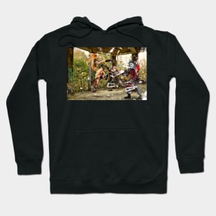 GIRL FIGHTER ART PRINTS Hoodie